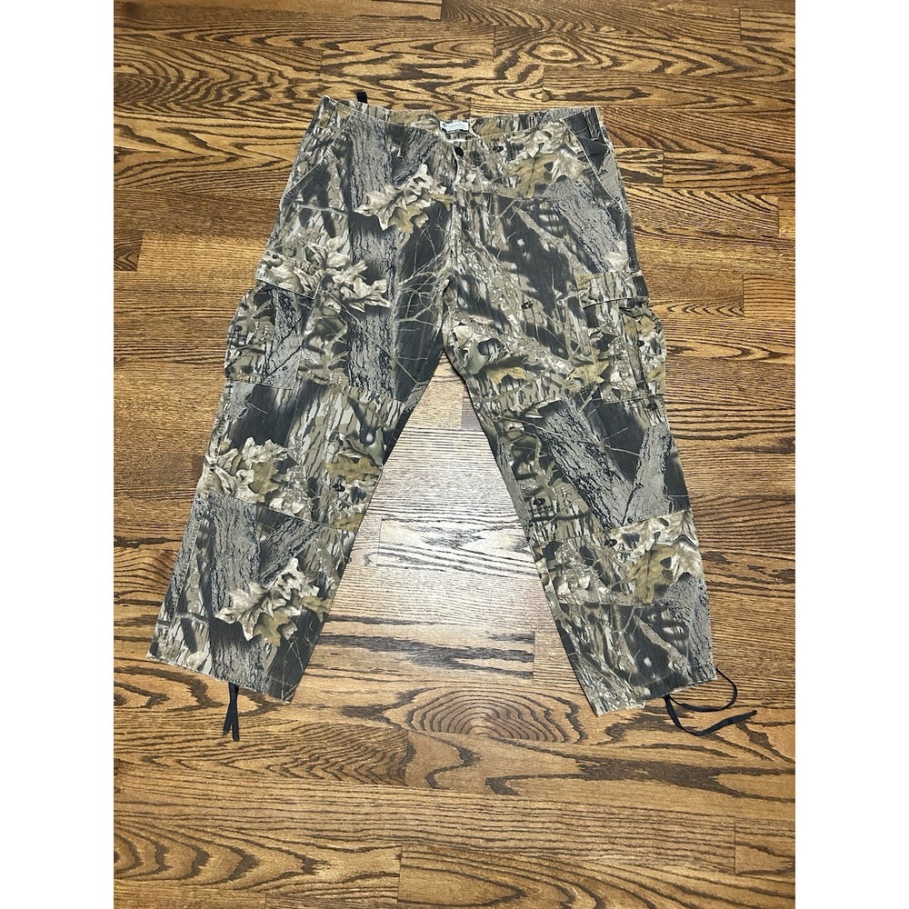 Columbia Pants Mens 42 X 32 Camo Mossy Oak Break Up Utility Cargo Hunting